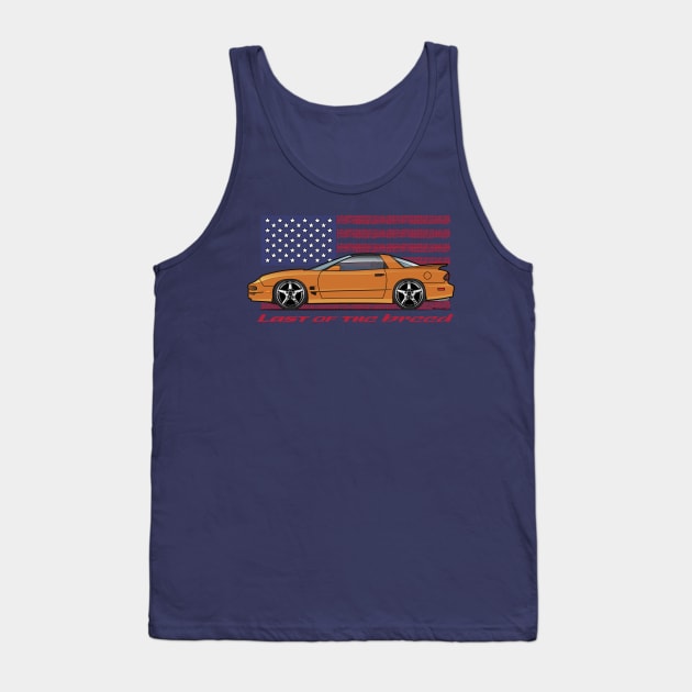 USA - Last of the breed - orange Tank Top by JRCustoms44